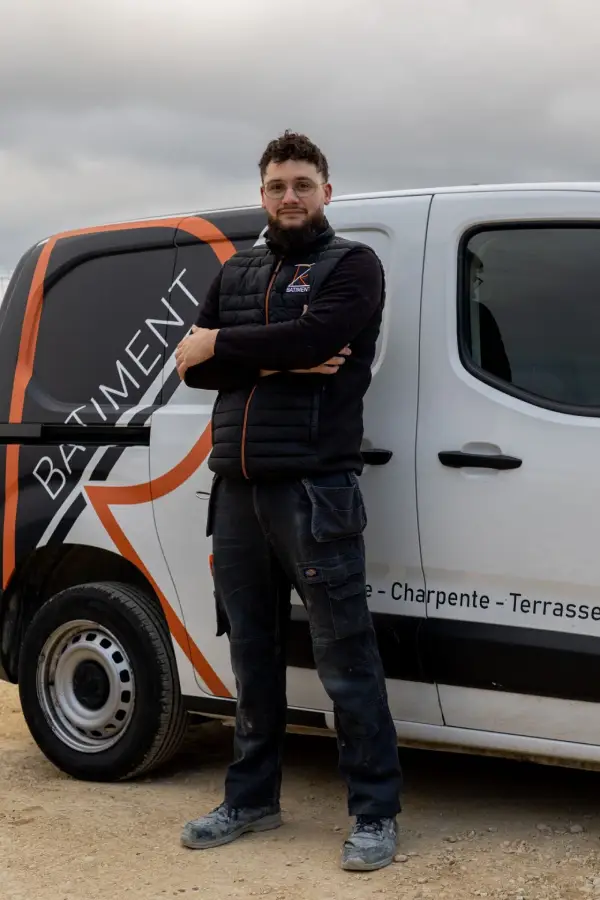 Raphaël Léon conducteur de travaux et associé